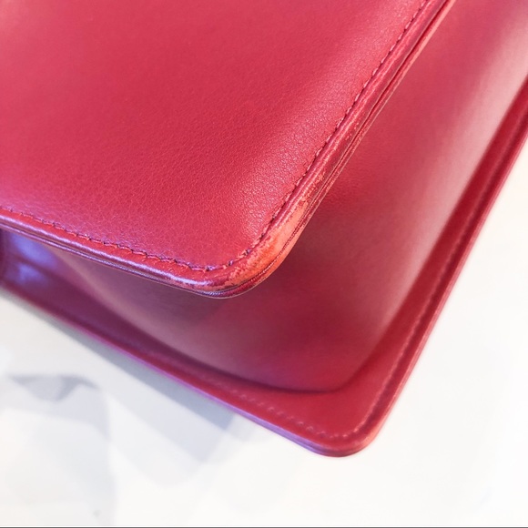 CHANEL Quilted Medium Boy Flap - Dark Red - Picture 4 of 7